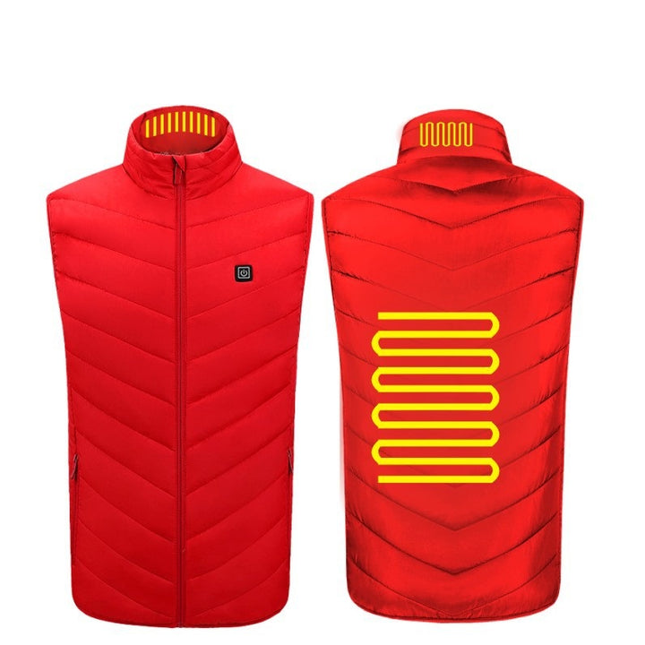USB Heated Gilet – Washable with 2, 4, 8 or 9 Heat Zones