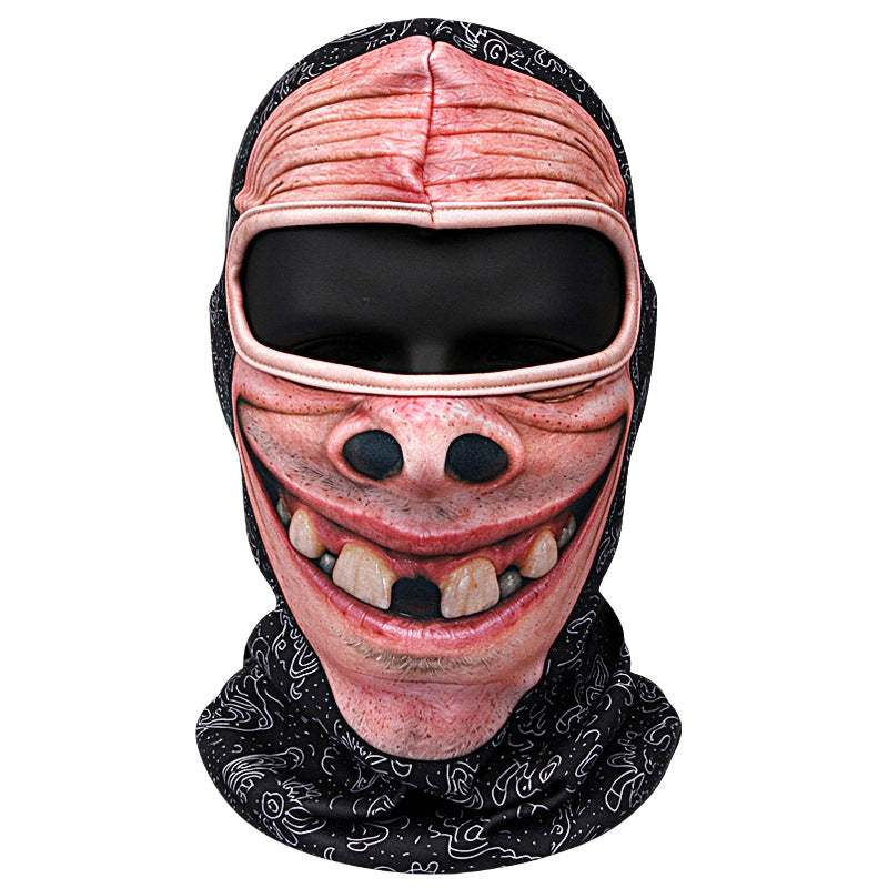 3D Funny Balaclava – Warm Fleece Novelty Ski Mask