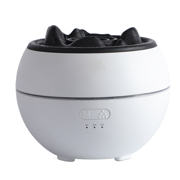 Flame Aroma Diffuser With Timer, 300ml Tank, Cracked Or Plain Style