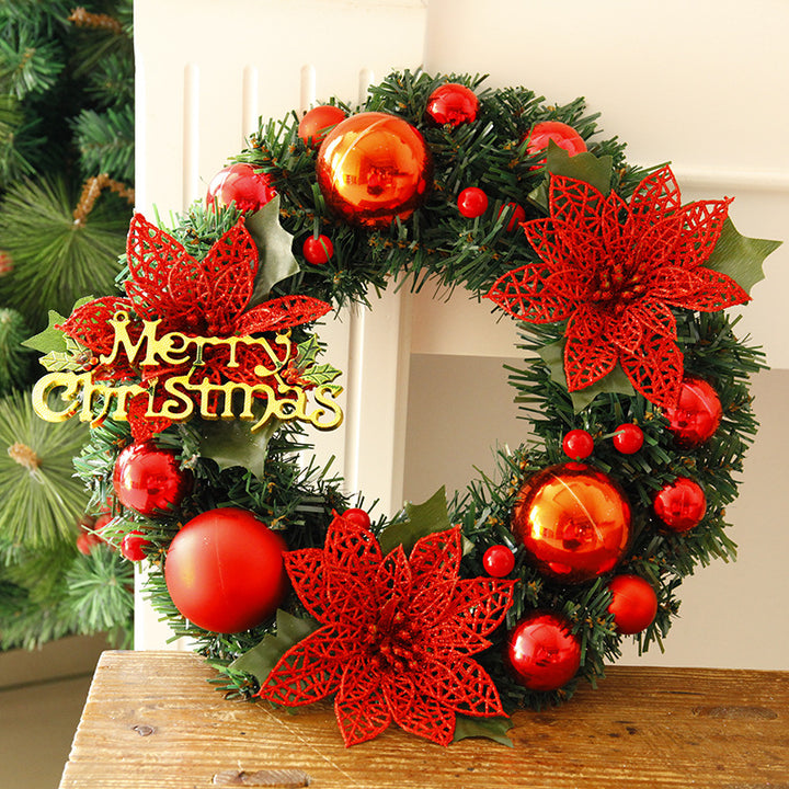 30 cm Christmas wreath for front doors and walls