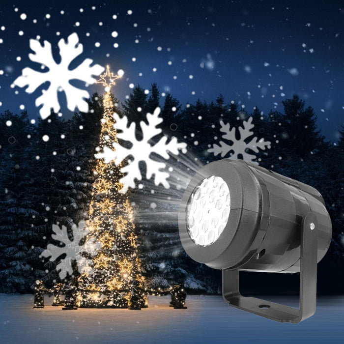 Warmfell Rotating snowflake projector for indoor and outdoor