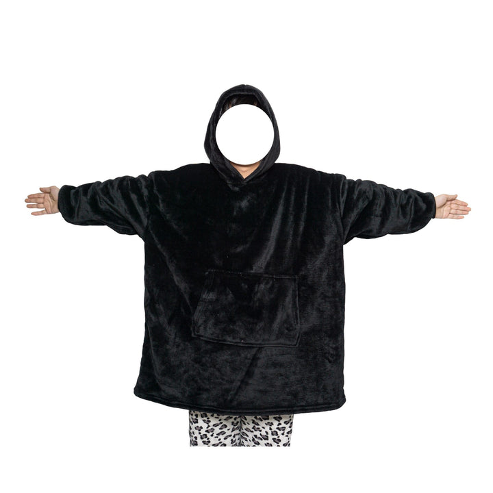 Blanket Hoodie Flannel Oversized Pullover Warm Hooded