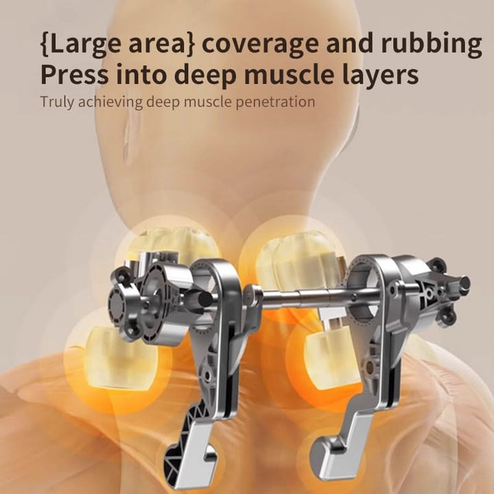 Warmfell™ Heated Shiatsu Neck Massager with Remote Control