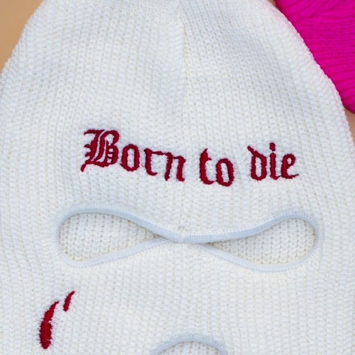 Neon Cotton Balaclava, Three-Hole Full Face Ski Mask