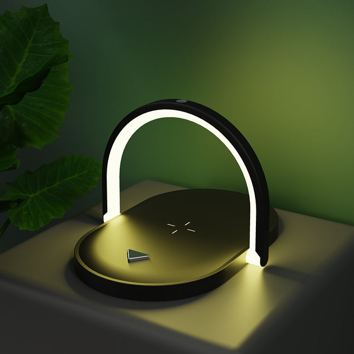 Warmfell Foldable bedside lamp with wireless phone charger