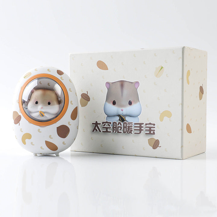 Hamster Hand Warmer And 5000mAh Power Bank, 4 Heat Levels