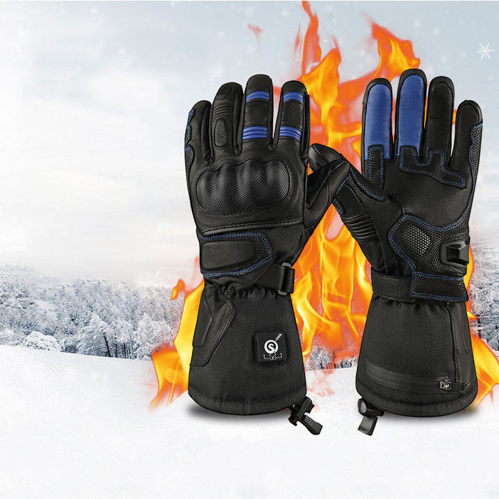 Warmfell™ Windproof Heated Cycling Gloves With Fleece Lining