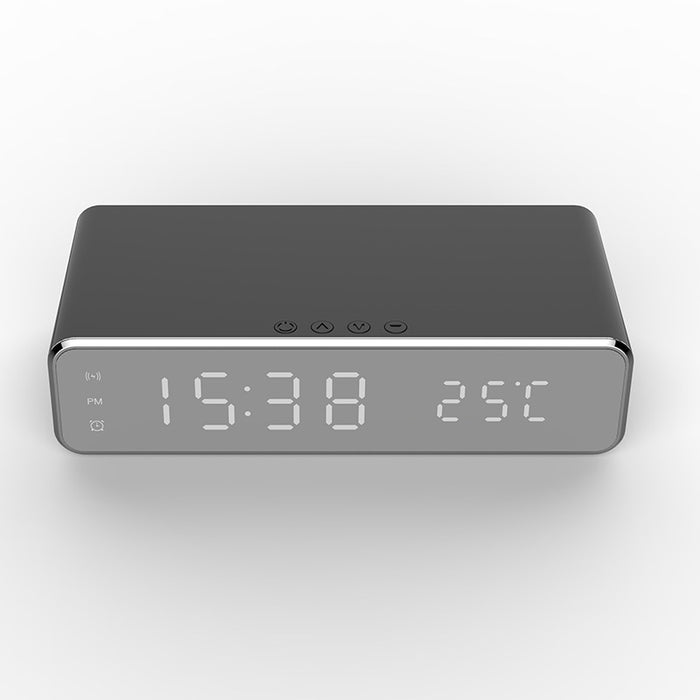 Warmfell Mirror alarm clock with wireless phone charging