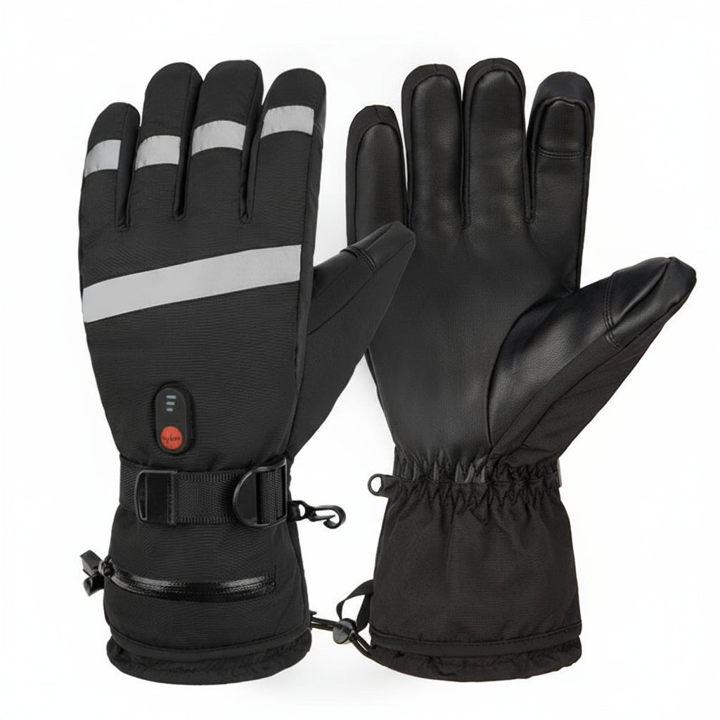 Warmfell™ Waterproof Heated Ski Gloves with 2500mAh Rechargeable Battery