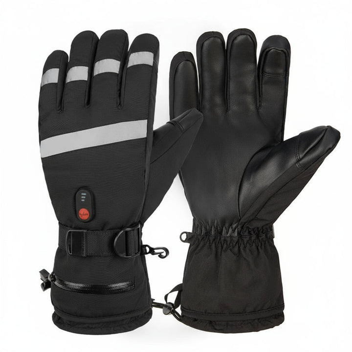Warmfell™ Waterproof Heated Ski Gloves with 2500mAh Rechargeable Battery