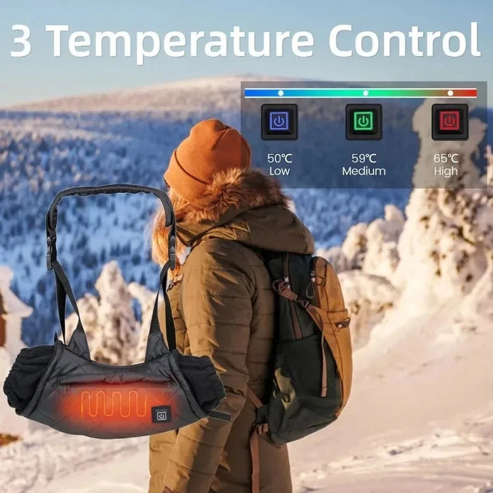 Warmfell™ Heated Hand Muff with Three Adjustable Heat Settings