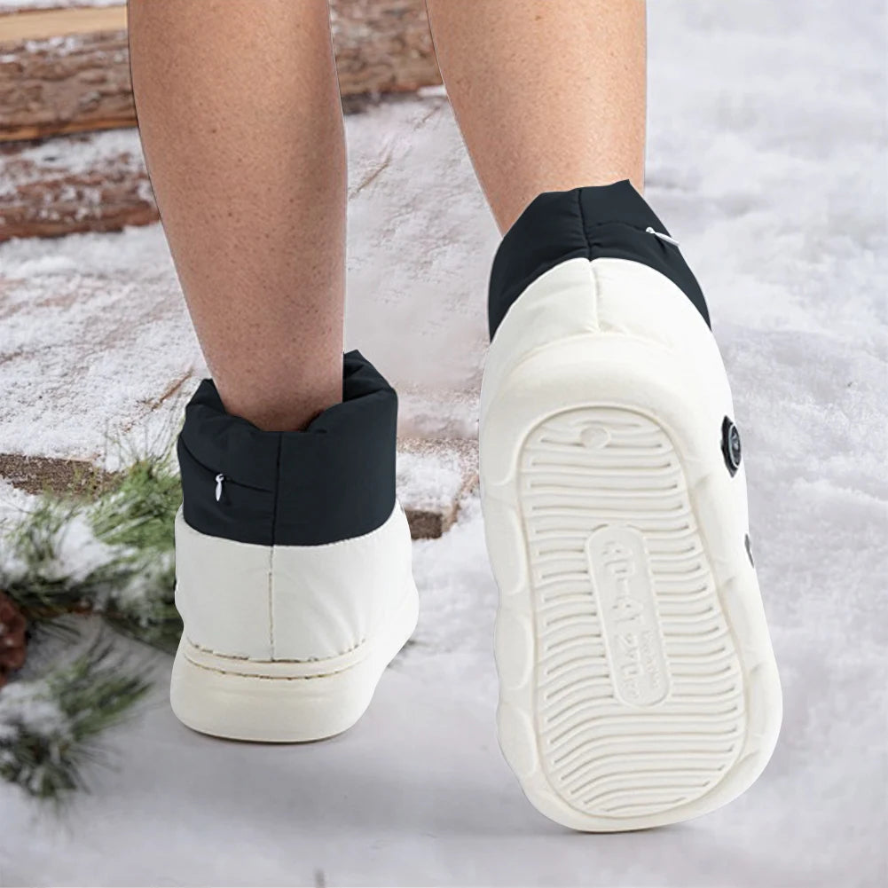 Warmfell™ Rechargeable Heated Slippers with Three Heat Levels and Grip