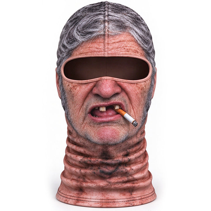 3D Funny Balaclava – Warm Fleece Novelty Ski Mask