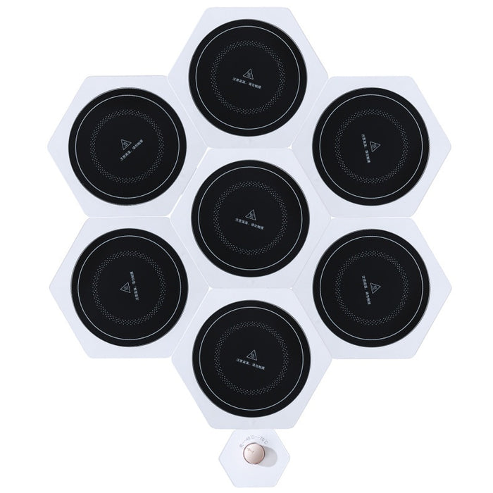 Warmfell Modular Food Warming Plates, Hexagonal, 1 to 7 Panels
