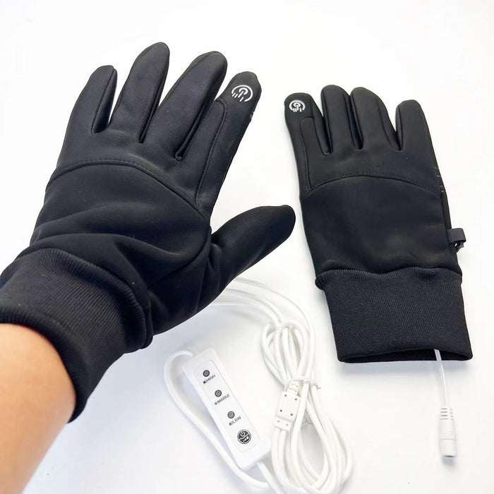 Warmfell USB Heated Touchscreen Gloves with 3 Temperature Levels