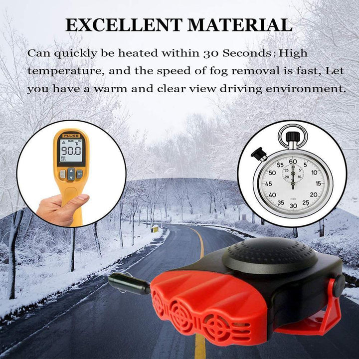 Warmfell™ All-Season Car Heater and Cooler for Fast Fog Clearing