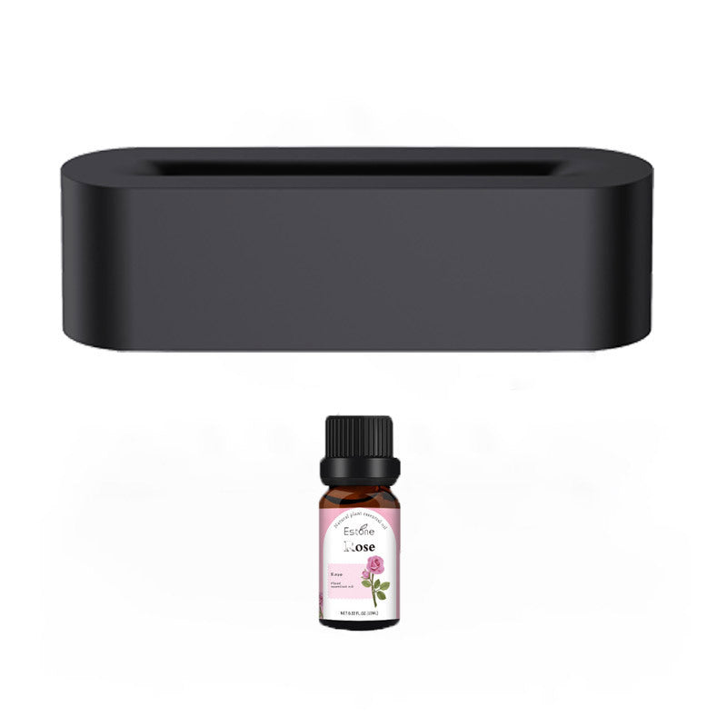 Flame Aroma Diffuser With 10ml Essential Oils, 7 Colour Light