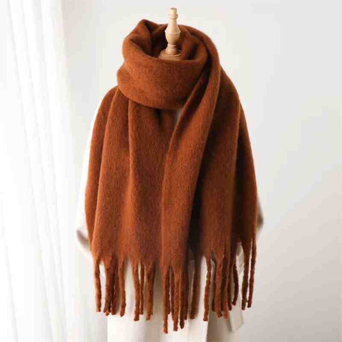 Warmfell Thick Fluffy Winter Scarf in 19 Colours