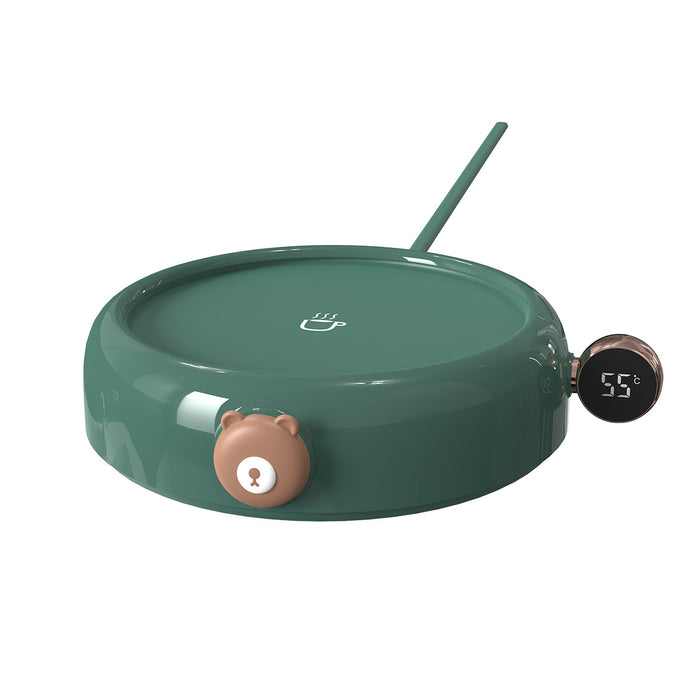 Warmfell Cute Bear Mug Warmer with Temperature Display