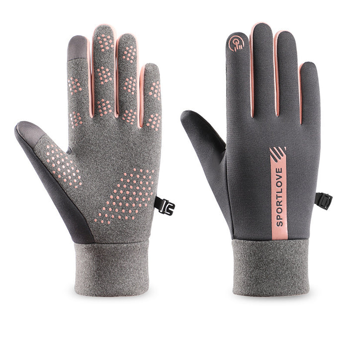 Warmfell Water Repellent Touchscreen Gloves, Fleece Lined