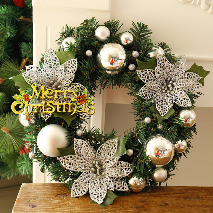 30 cm Christmas wreath for front doors and walls