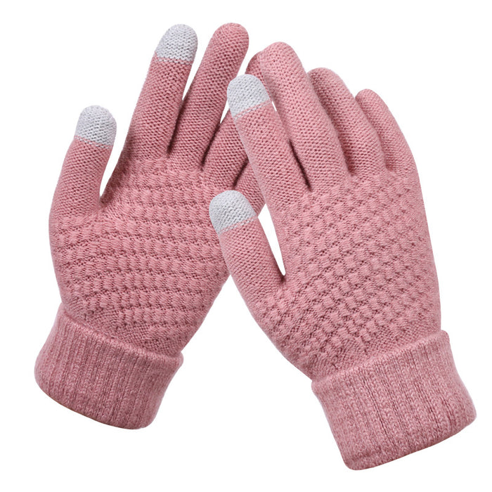 Warmfell Textured Knit Touchscreen Gloves for Everyone