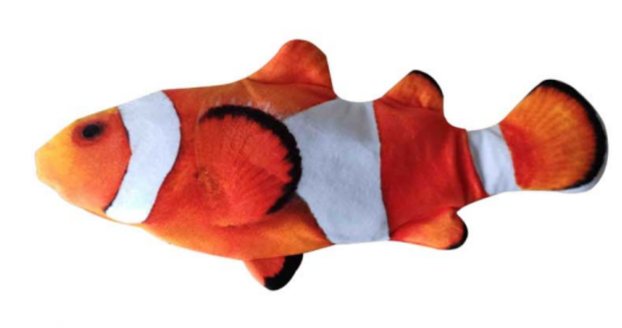 Realistic flopping fish cat toy