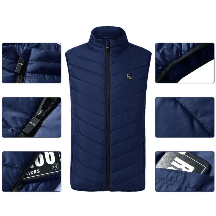 Heated Vest for Men and Women, Smart Electric Heating Gilet