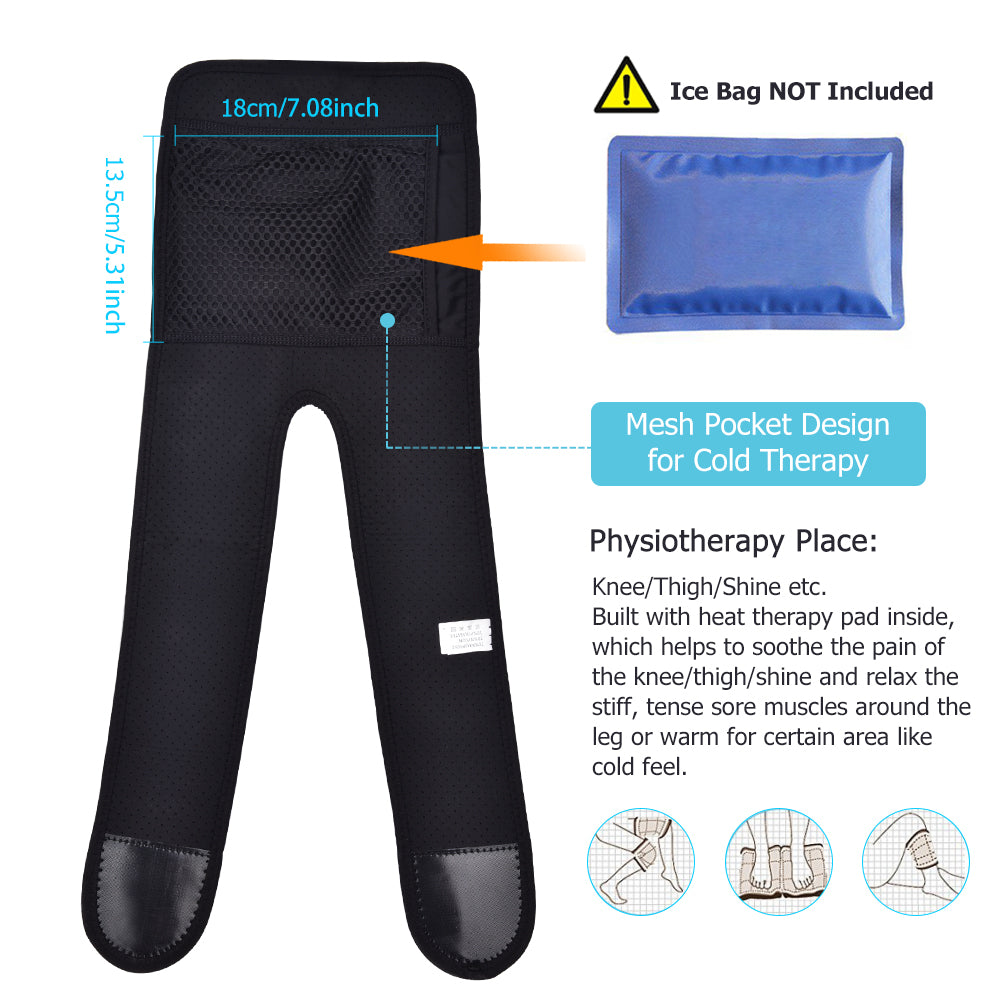 Electric Heated Knee Wrap With Massage Function