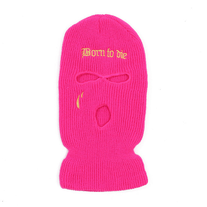 Neon Cotton Balaclava, Three-Hole Full Face Ski Mask