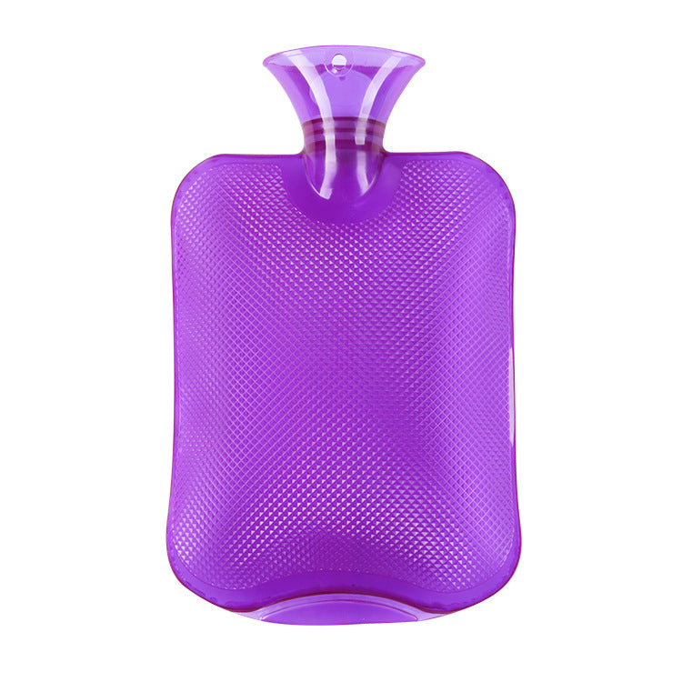 Water Filled Hot Water Bottle In Clear PVC, 1 Or 2 Litres