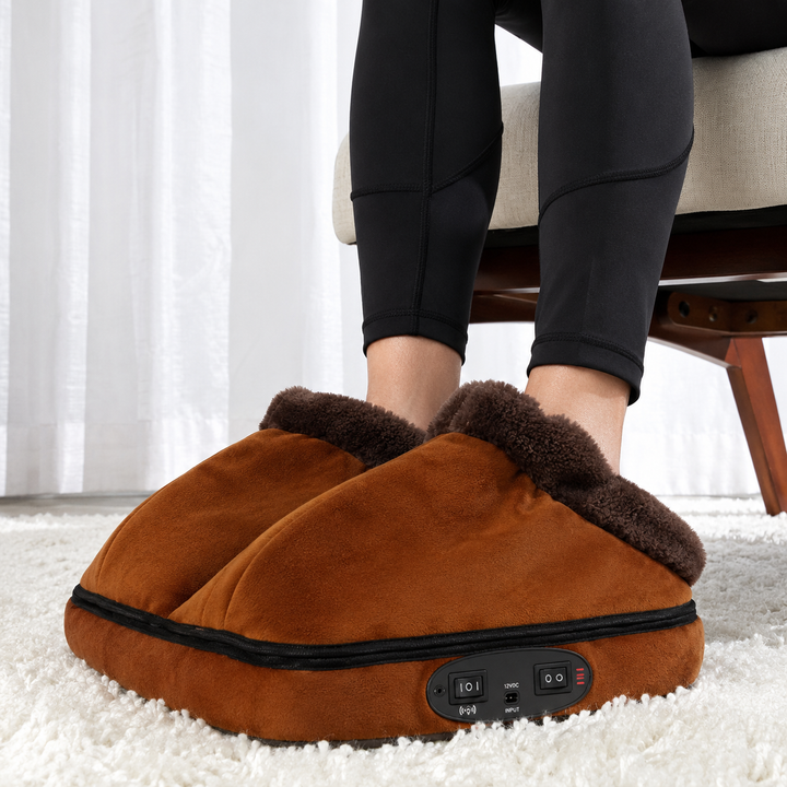 Warmfell™ Heated Foot Warmer Massager with Fleece-Lined Dual Pockets