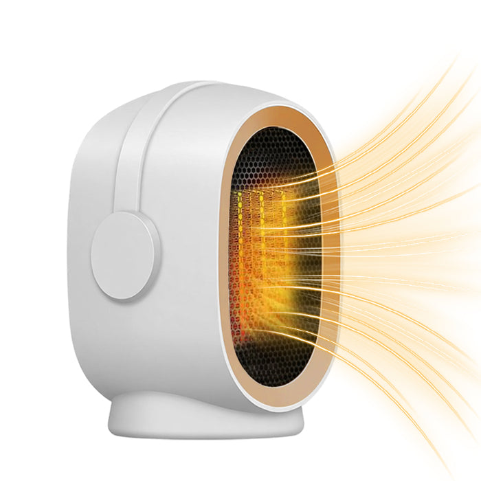 Warmfell Compact Ceramic Fan Heater with Tip-Over Shut-Off