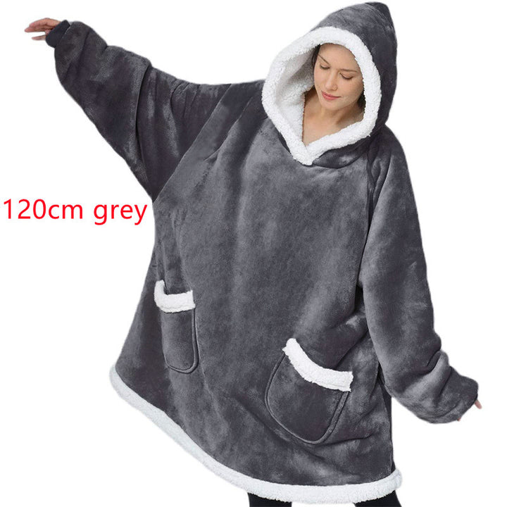 Oversized Hoodie Blanket – Cosy Wearable Blanket with Pocket