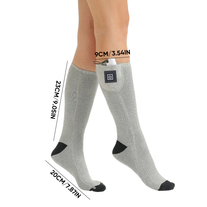 Warmfell™ Rechargeable Heated Socks with Up to 8 Hours of Adjustable Warmth