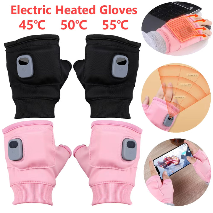 Rechargeable Heated Gloves – Digital Display, 3 Heat Levels