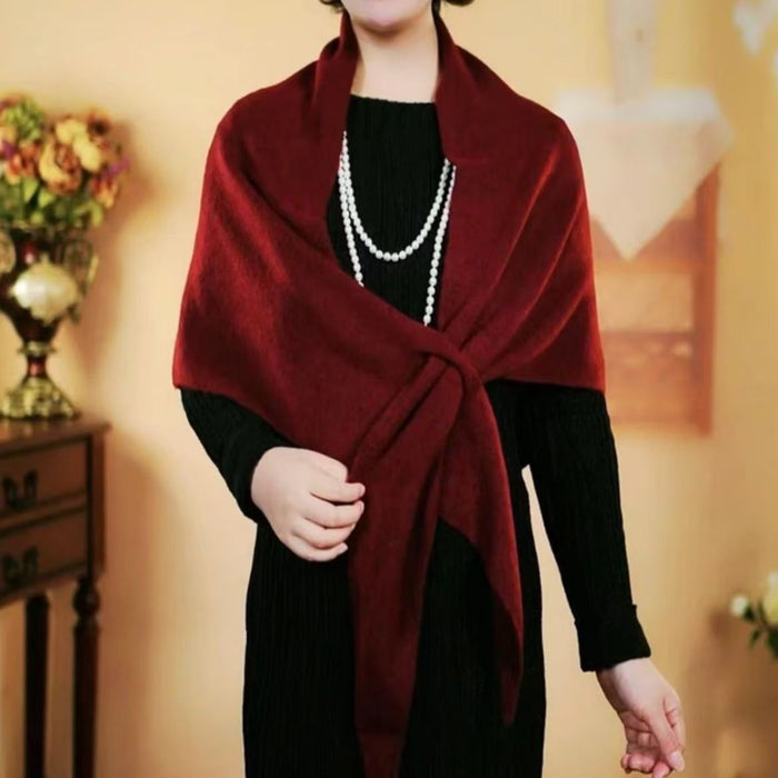 Warmfell Soft Wool Triangle Shawl in 8 Colours