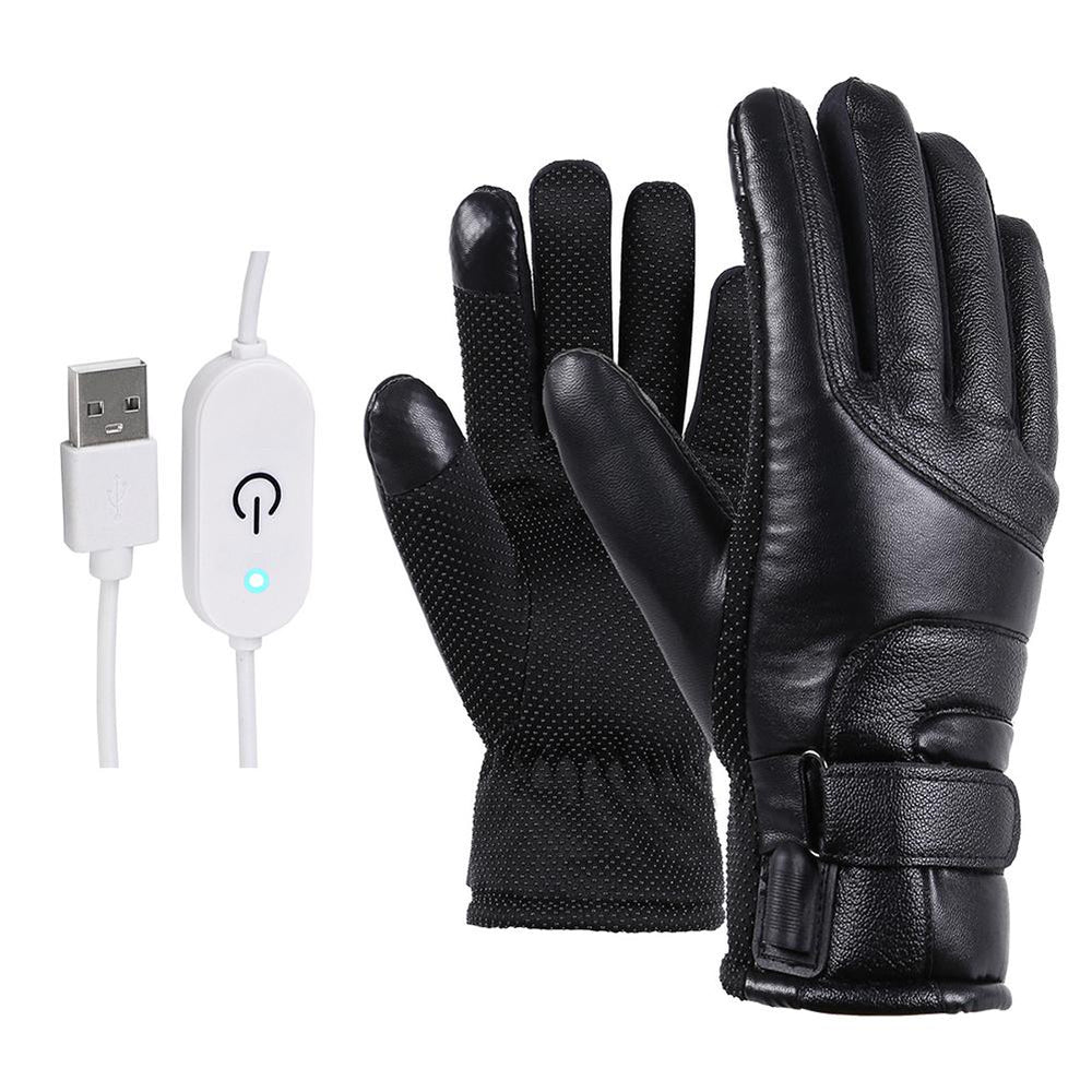 Waterproof Electric Heated Gloves With Touch Screen And Switch