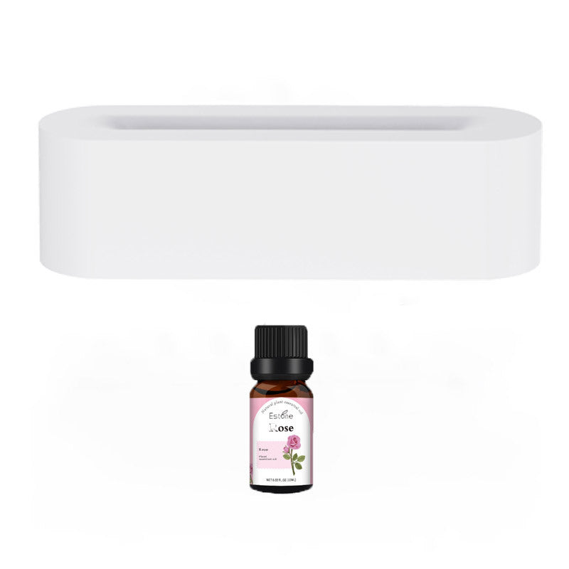 Flame Aroma Diffuser With 10ml Essential Oils, 7 Colour Light