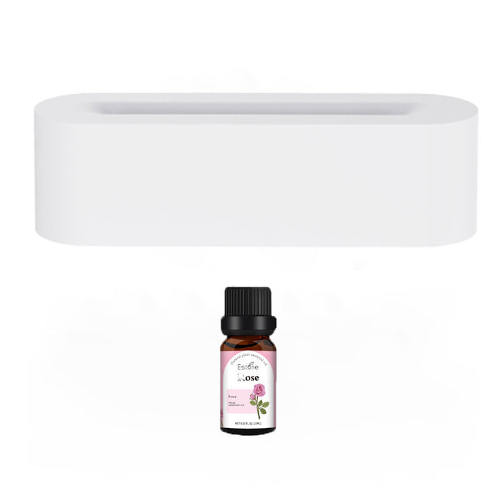 Flame Aroma Diffuser With 10ml Essential Oils, 7 Colour Light