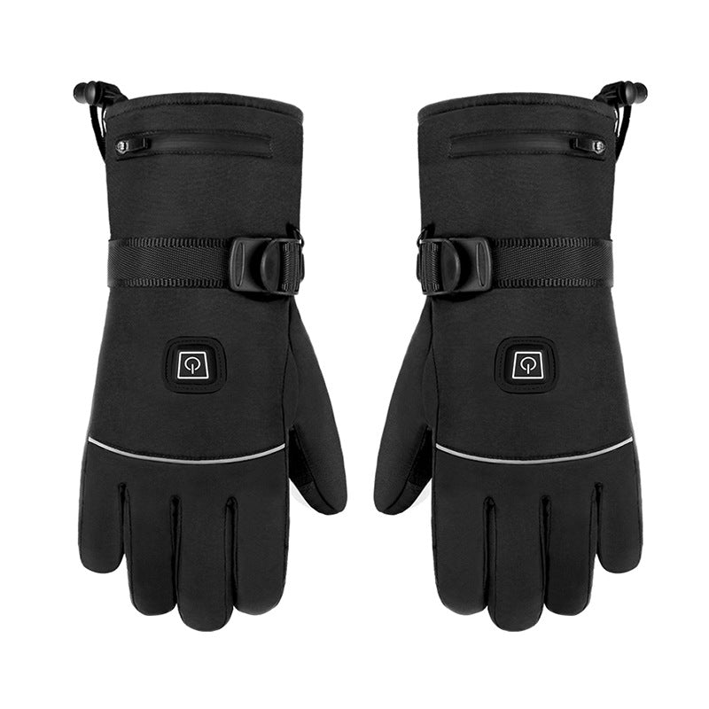 Electric Heated Gloves For Motorcycle Riding With Touch Screen