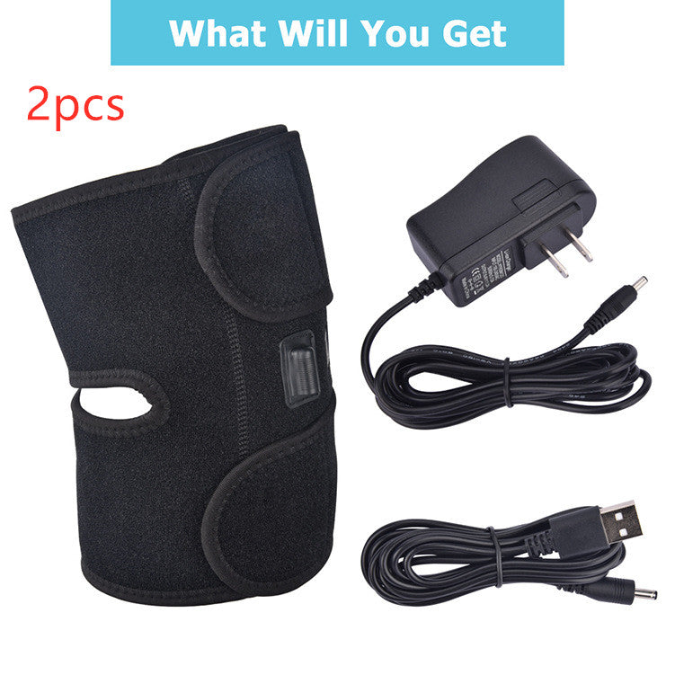 Electric Heated Knee Wrap With Massage Function