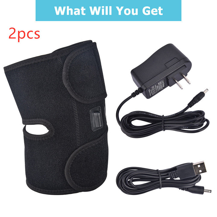 Electric Heated Knee Wrap With Massage Function