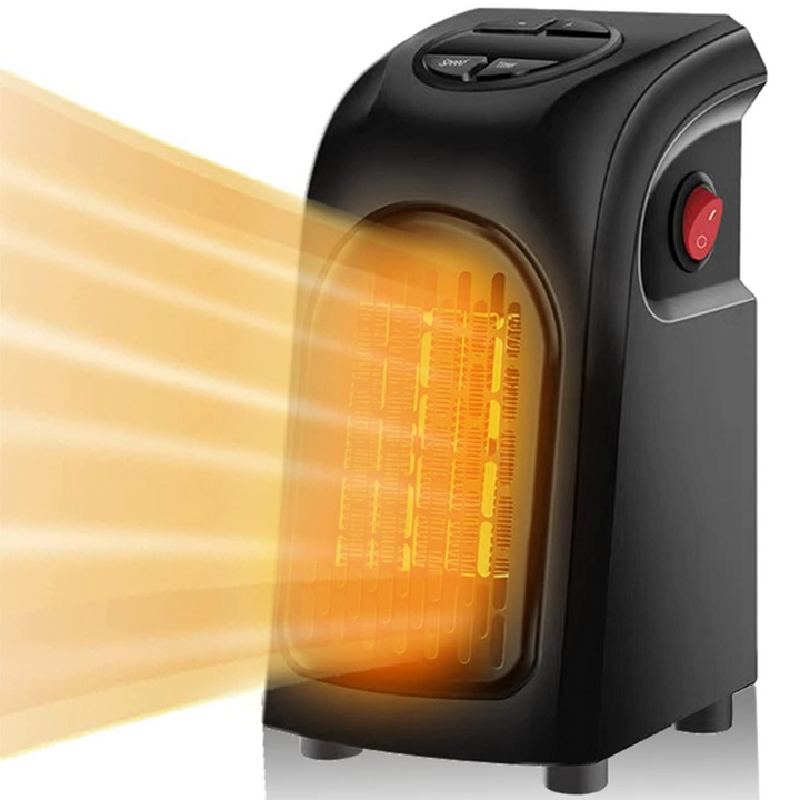 Warmfell™ Wall-Mountable PTC Plug-In Heater with Thermostat