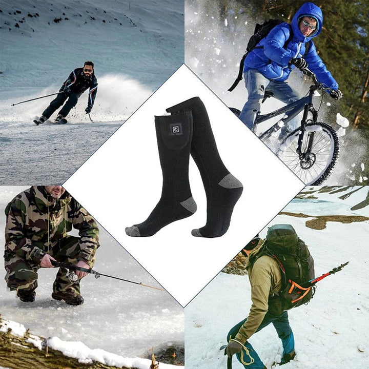 Warmfell™ Rechargeable Heated Socks with Up to 8 Hours of Adjustable Warmth
