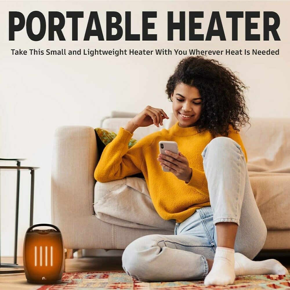Warmfell™ Portable Oscillating Heater Fan with Thermostat