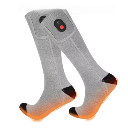 Warmfell™ Rechargeable Electric Heated Socks for Skiing and Hiking