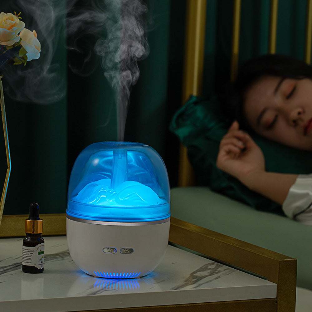 Ultrasonic Aroma Diffuser – Colourful Light and Heavy Mist