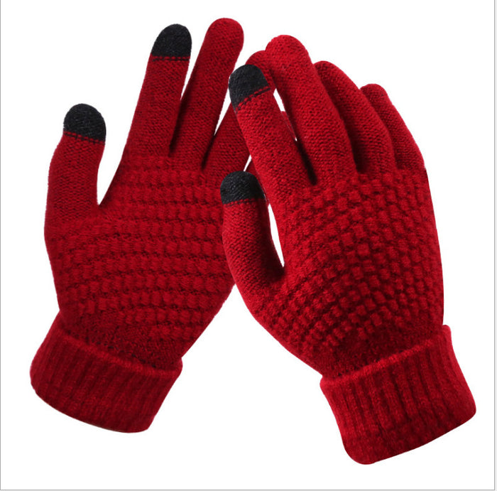Warmfell Textured Knit Touchscreen Gloves for Everyone
