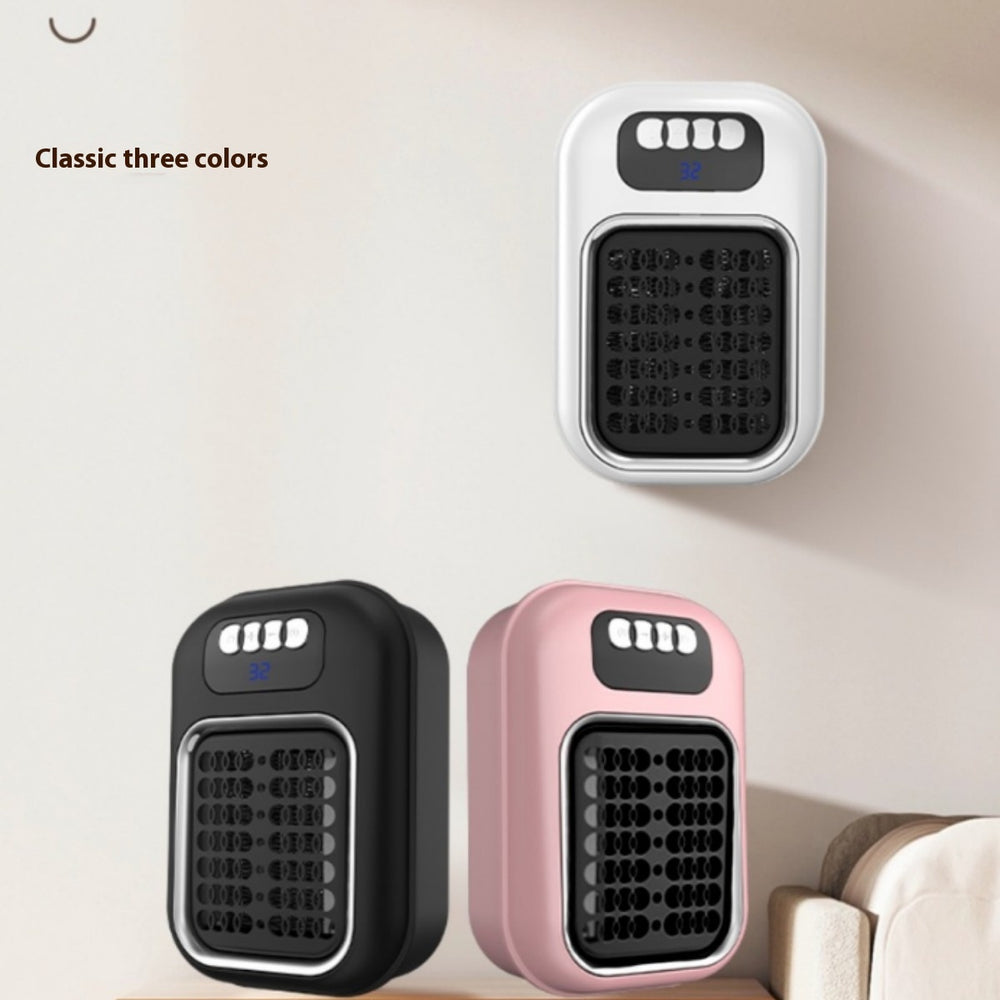 Wall Plug-In Heater with Remote – Quiet Small Electric Heater